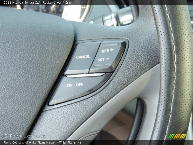 Radiant Silver / Gray 2012 Hyundai Sonata GLS