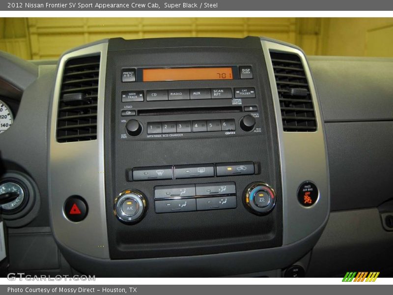 Super Black / Steel 2012 Nissan Frontier SV Sport Appearance Crew Cab