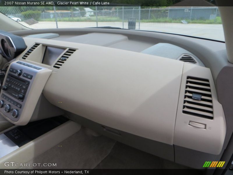 Glacier Pearl White / Cafe Latte 2007 Nissan Murano SE AWD