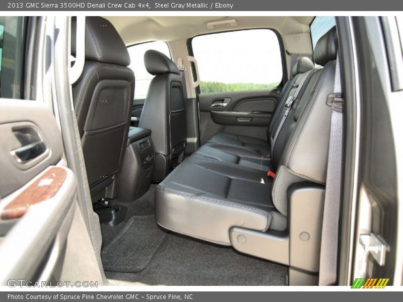 Steel Gray Metallic / Ebony 2013 GMC Sierra 3500HD Denali Crew Cab 4x4