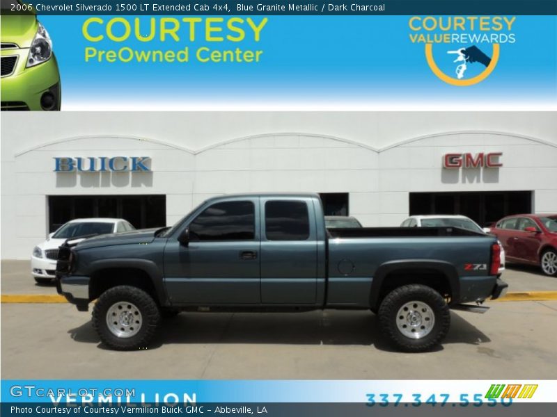 Blue Granite Metallic / Dark Charcoal 2006 Chevrolet Silverado 1500 LT Extended Cab 4x4