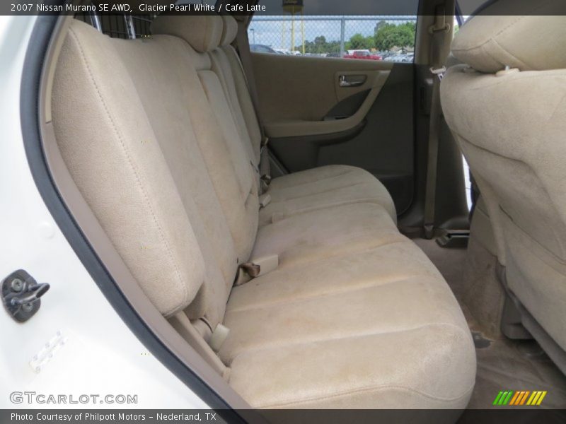 Glacier Pearl White / Cafe Latte 2007 Nissan Murano SE AWD