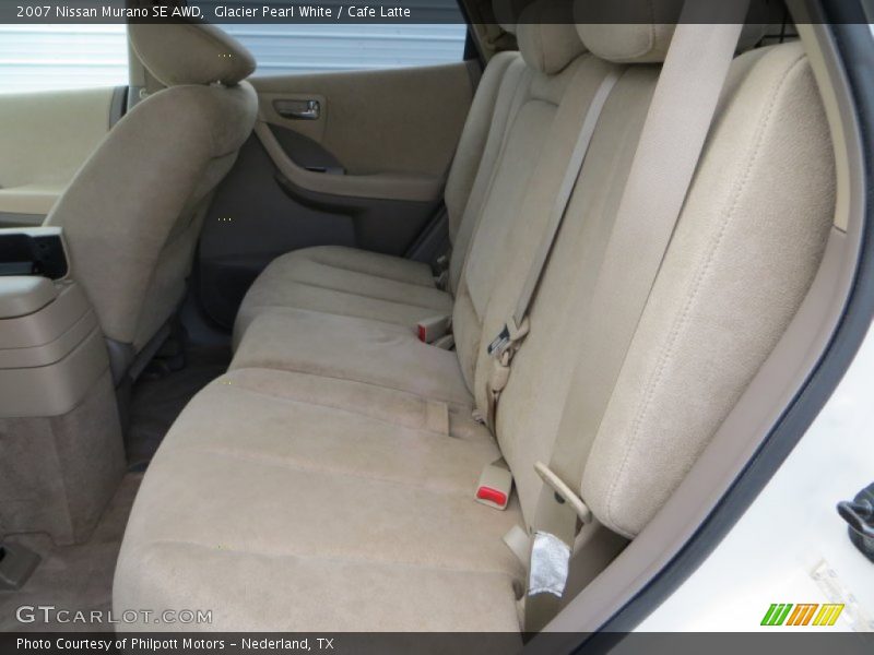 Glacier Pearl White / Cafe Latte 2007 Nissan Murano SE AWD