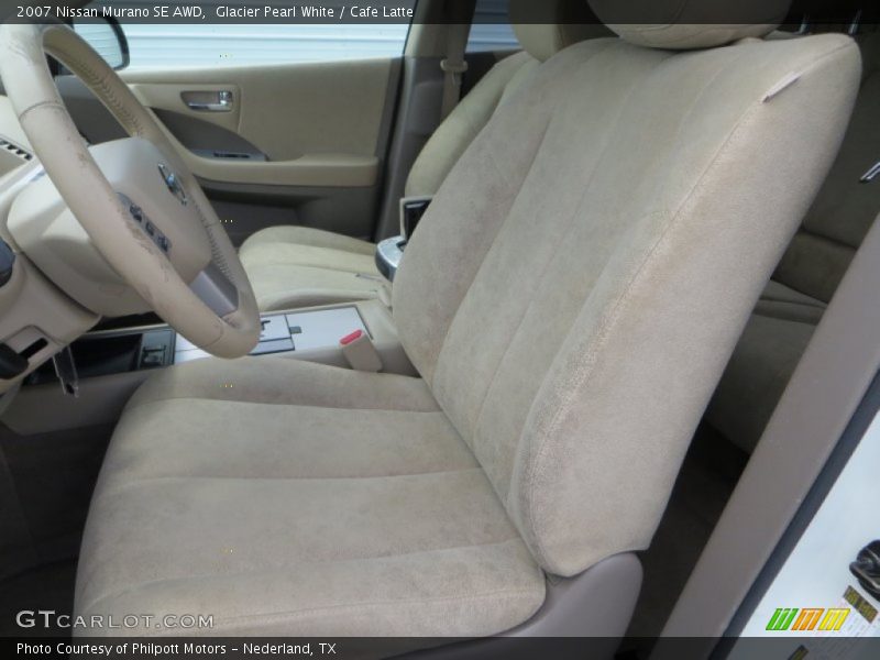 Glacier Pearl White / Cafe Latte 2007 Nissan Murano SE AWD