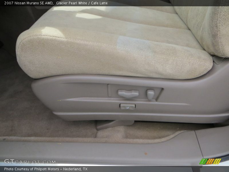 Glacier Pearl White / Cafe Latte 2007 Nissan Murano SE AWD