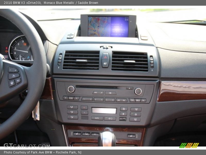 Monaco Blue Metallic / Saddle Brown 2010 BMW X3 xDrive30i
