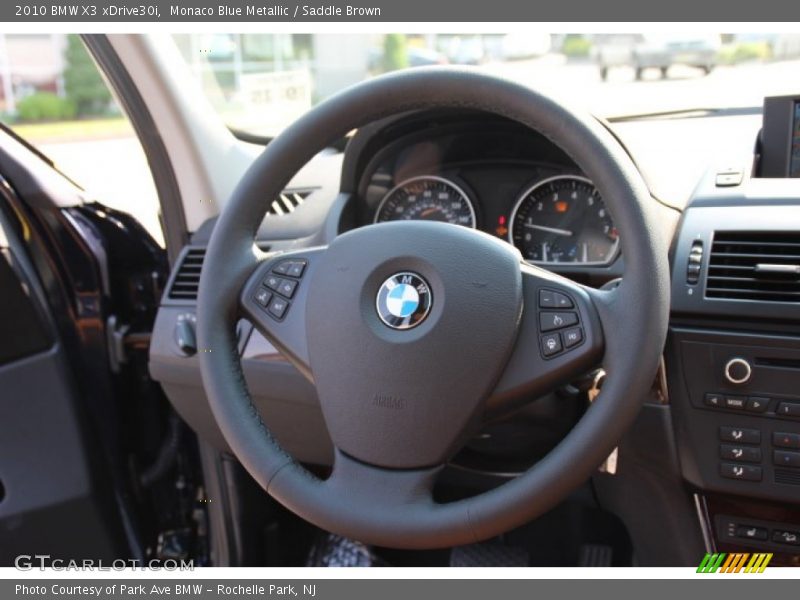 Monaco Blue Metallic / Saddle Brown 2010 BMW X3 xDrive30i