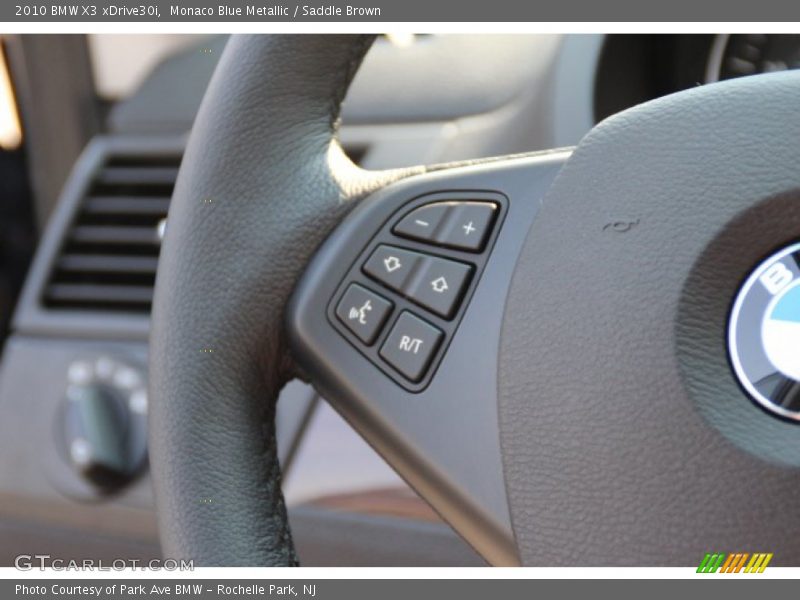 Monaco Blue Metallic / Saddle Brown 2010 BMW X3 xDrive30i