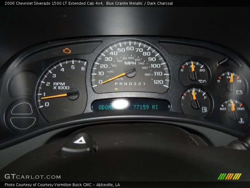 Blue Granite Metallic / Dark Charcoal 2006 Chevrolet Silverado 1500 LT Extended Cab 4x4