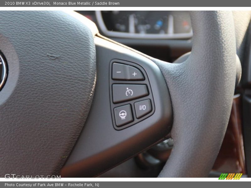 Monaco Blue Metallic / Saddle Brown 2010 BMW X3 xDrive30i
