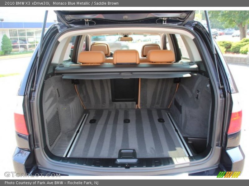 Monaco Blue Metallic / Saddle Brown 2010 BMW X3 xDrive30i