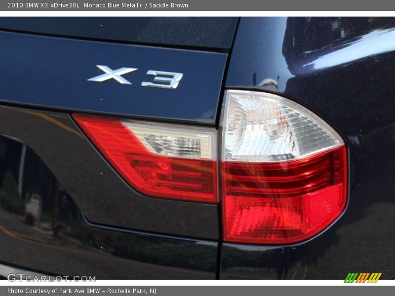 Monaco Blue Metallic / Saddle Brown 2010 BMW X3 xDrive30i