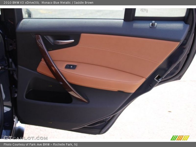 Monaco Blue Metallic / Saddle Brown 2010 BMW X3 xDrive30i