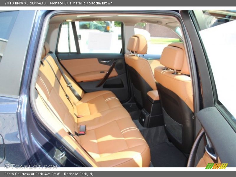 Monaco Blue Metallic / Saddle Brown 2010 BMW X3 xDrive30i