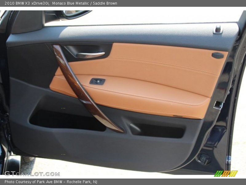 Monaco Blue Metallic / Saddle Brown 2010 BMW X3 xDrive30i