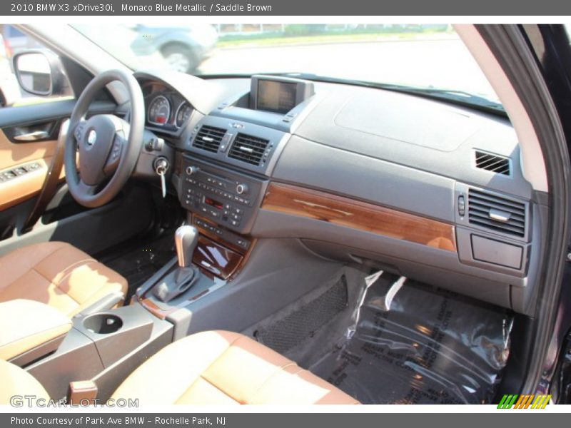 Monaco Blue Metallic / Saddle Brown 2010 BMW X3 xDrive30i