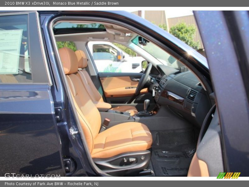 Monaco Blue Metallic / Saddle Brown 2010 BMW X3 xDrive30i