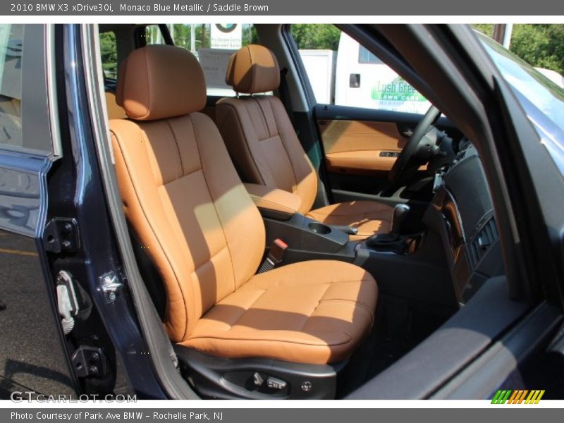 Monaco Blue Metallic / Saddle Brown 2010 BMW X3 xDrive30i