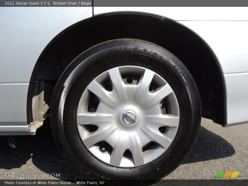 Brilliant Silver / Beige 2012 Nissan Quest 3.5 S