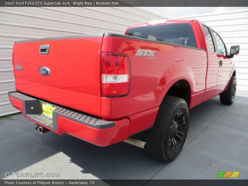 Bright Red / Medium Flint 2007 Ford F150 STX SuperCab 4x4