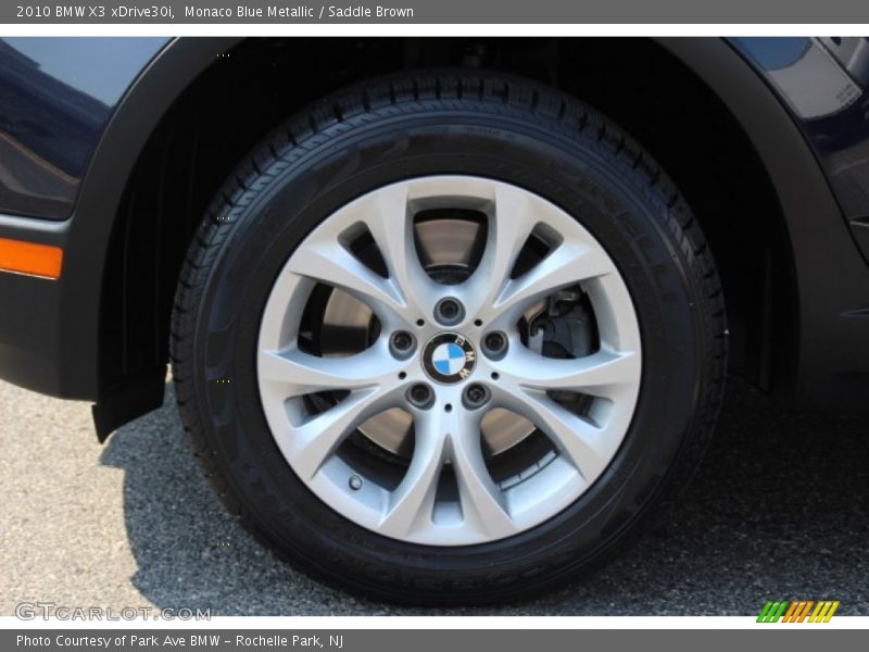 Monaco Blue Metallic / Saddle Brown 2010 BMW X3 xDrive30i