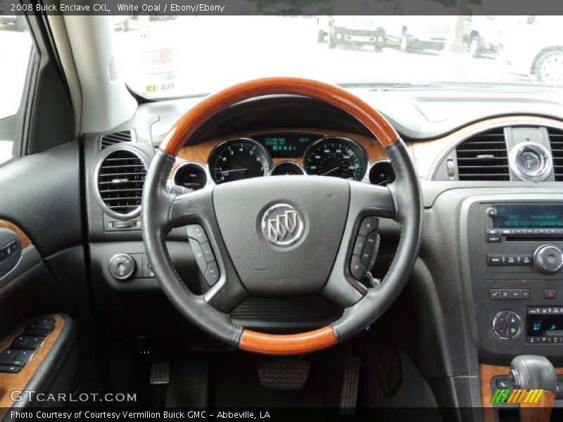 White Opal / Ebony/Ebony 2008 Buick Enclave CXL