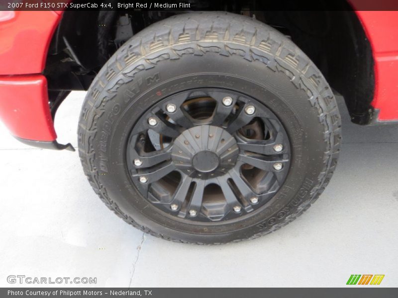 Bright Red / Medium Flint 2007 Ford F150 STX SuperCab 4x4