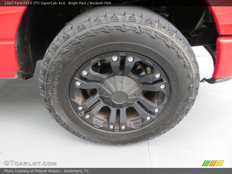 Bright Red / Medium Flint 2007 Ford F150 STX SuperCab 4x4