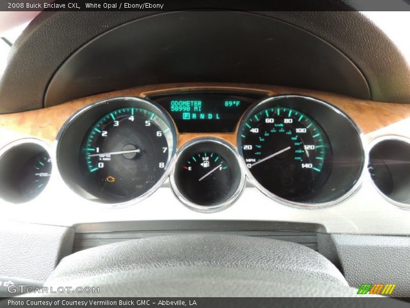 White Opal / Ebony/Ebony 2008 Buick Enclave CXL