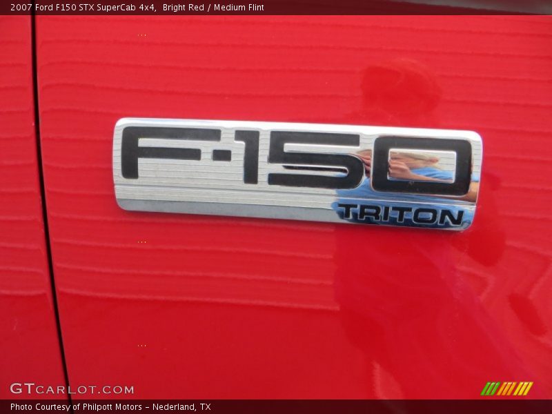 Bright Red / Medium Flint 2007 Ford F150 STX SuperCab 4x4