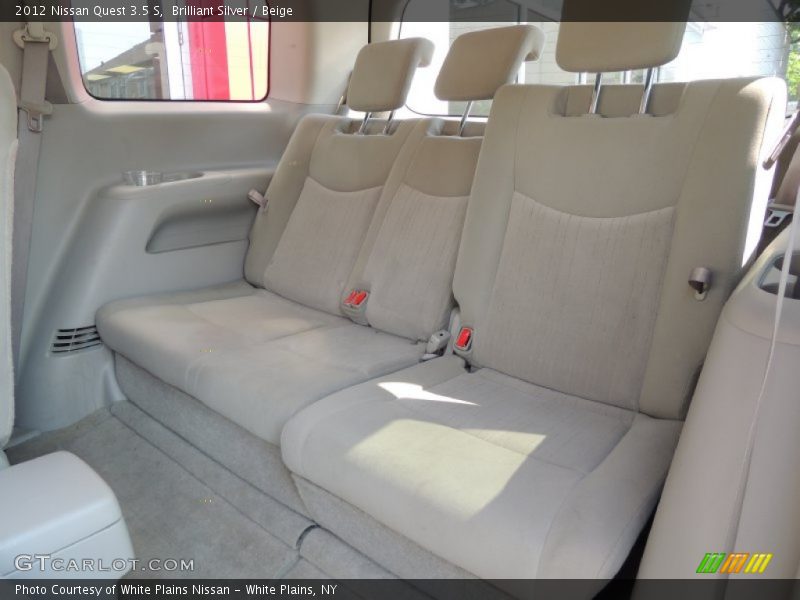Brilliant Silver / Beige 2012 Nissan Quest 3.5 S