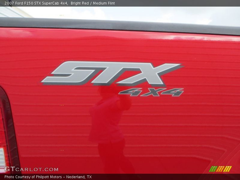 Bright Red / Medium Flint 2007 Ford F150 STX SuperCab 4x4