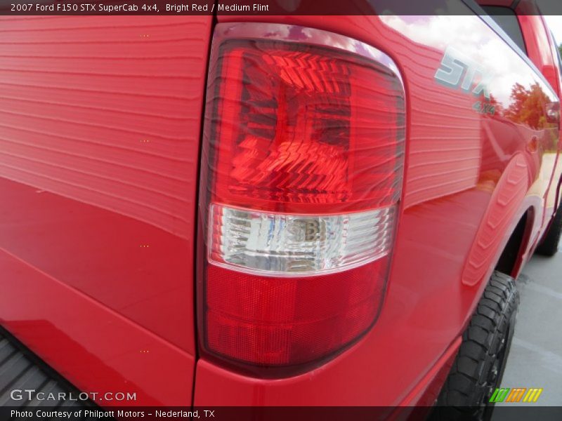 Bright Red / Medium Flint 2007 Ford F150 STX SuperCab 4x4