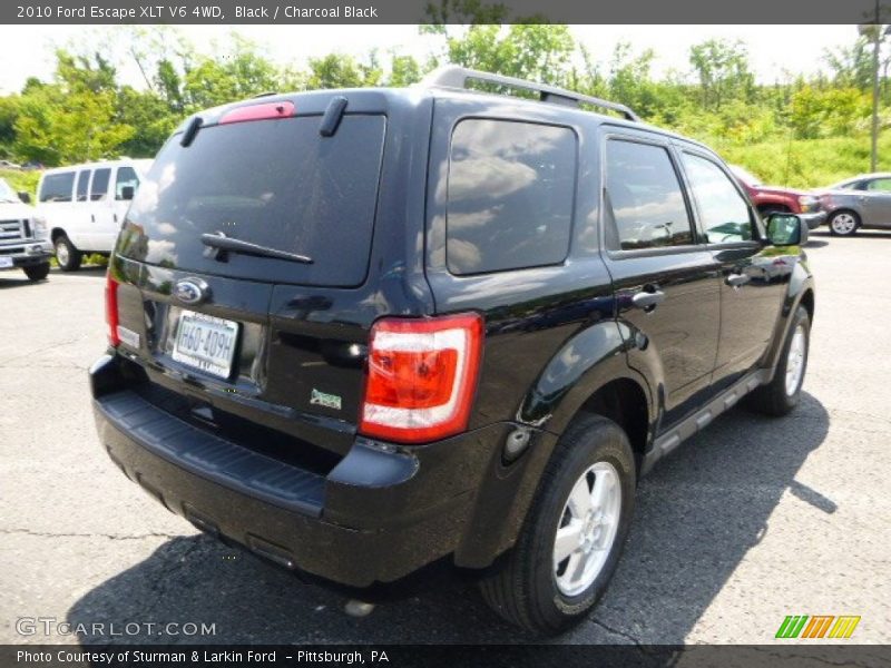 Black / Charcoal Black 2010 Ford Escape XLT V6 4WD