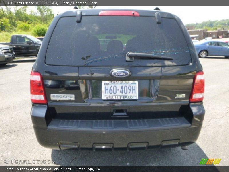 Black / Charcoal Black 2010 Ford Escape XLT V6 4WD