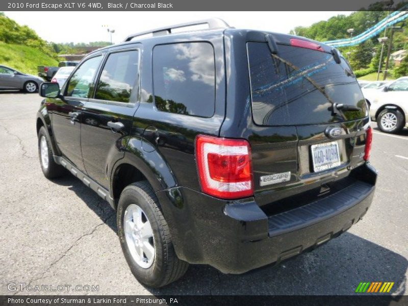 Black / Charcoal Black 2010 Ford Escape XLT V6 4WD