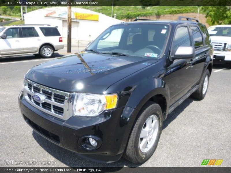 Black / Charcoal Black 2010 Ford Escape XLT V6 4WD