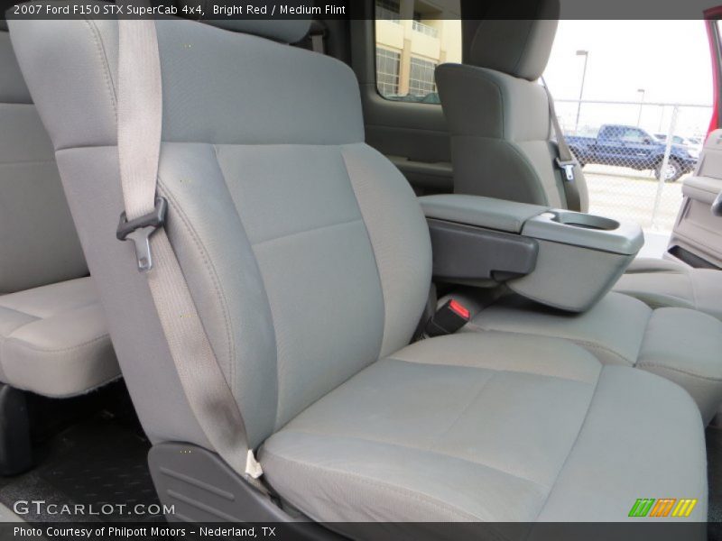 Bright Red / Medium Flint 2007 Ford F150 STX SuperCab 4x4