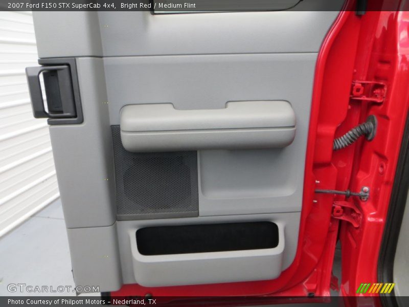 Bright Red / Medium Flint 2007 Ford F150 STX SuperCab 4x4