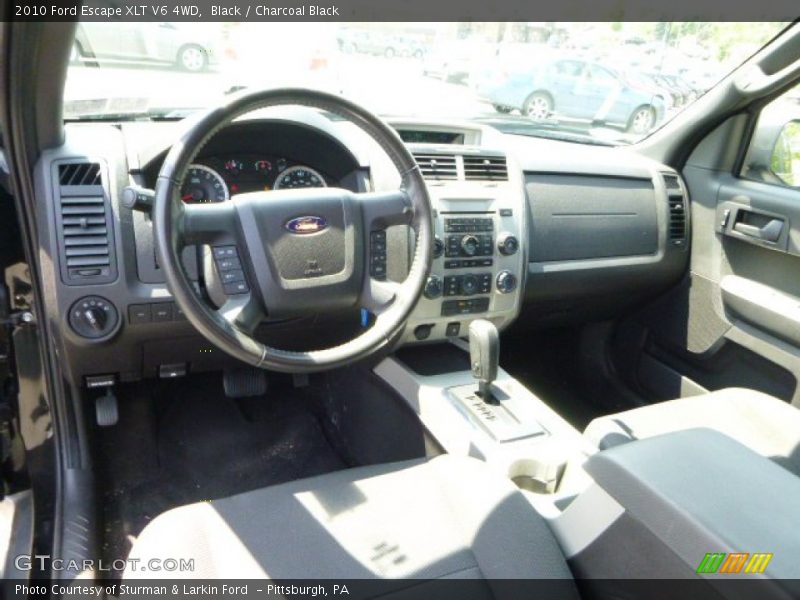 Black / Charcoal Black 2010 Ford Escape XLT V6 4WD