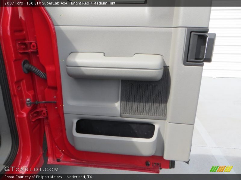 Bright Red / Medium Flint 2007 Ford F150 STX SuperCab 4x4