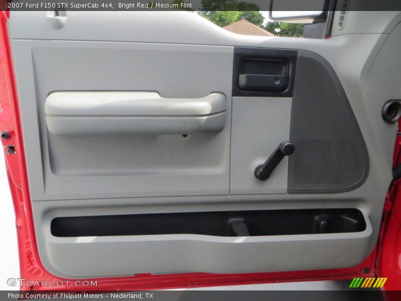 Bright Red / Medium Flint 2007 Ford F150 STX SuperCab 4x4