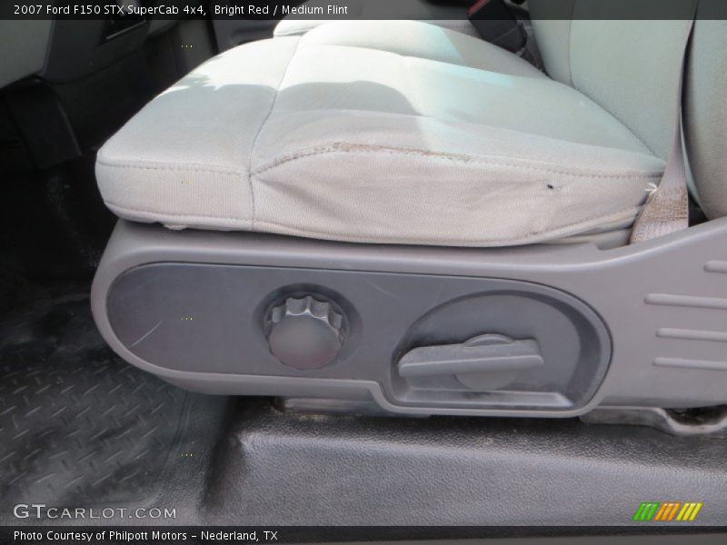 Bright Red / Medium Flint 2007 Ford F150 STX SuperCab 4x4