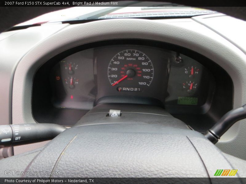 Bright Red / Medium Flint 2007 Ford F150 STX SuperCab 4x4