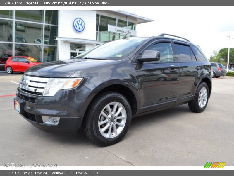 Dark Amethyst Metallic / Charcoal Black 2007 Ford Edge SEL