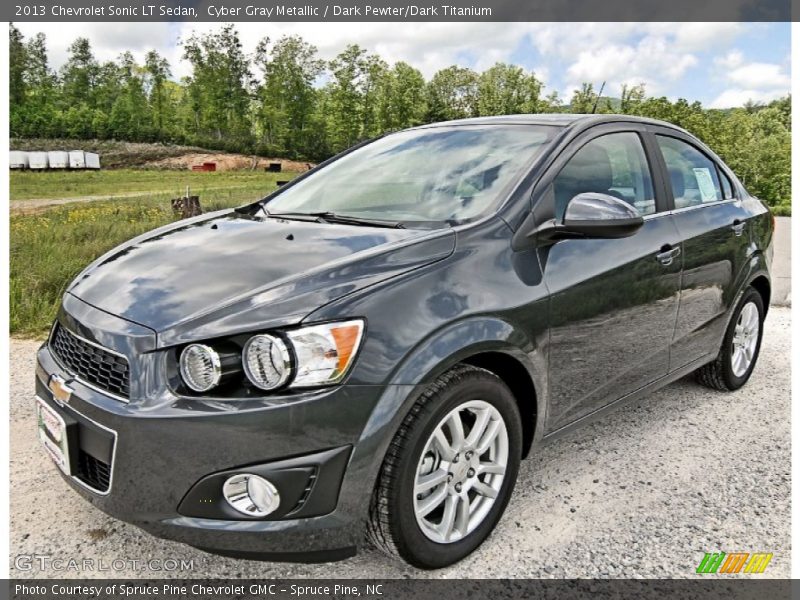 Cyber Gray Metallic / Dark Pewter/Dark Titanium 2013 Chevrolet Sonic LT Sedan