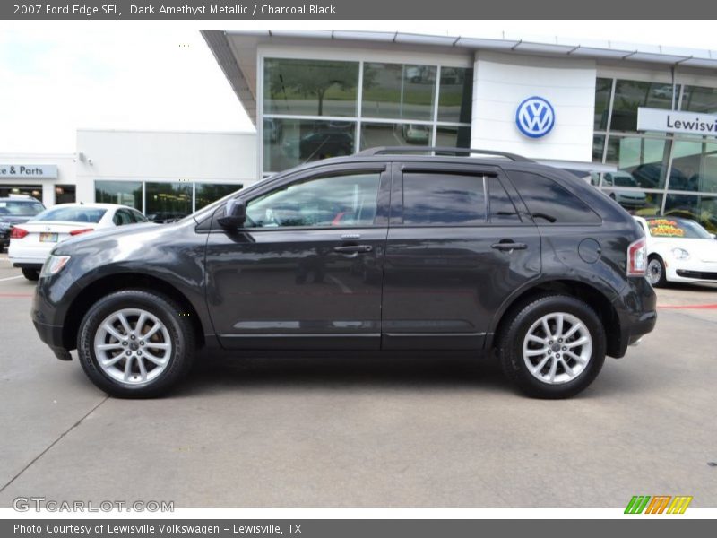 Dark Amethyst Metallic / Charcoal Black 2007 Ford Edge SEL