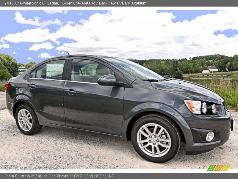 Cyber Gray Metallic / Dark Pewter/Dark Titanium 2013 Chevrolet Sonic LT Sedan