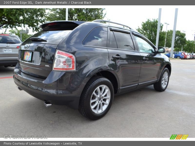 Dark Amethyst Metallic / Charcoal Black 2007 Ford Edge SEL