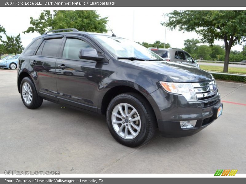 Dark Amethyst Metallic / Charcoal Black 2007 Ford Edge SEL